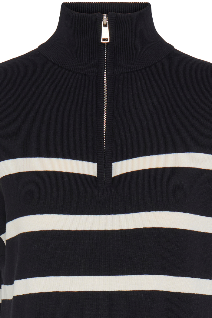 BYMmorla Zipper Vest - Black Mix 20817153-200453