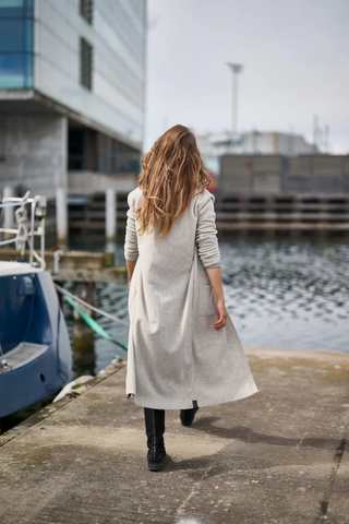Long Cardigan Duster - Sand Henriette Steffensen 7162-805