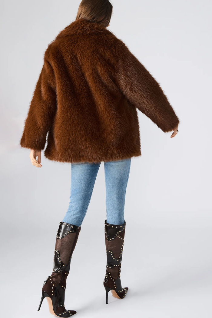 Steve Madden Kindra Coat - Brown BP300872