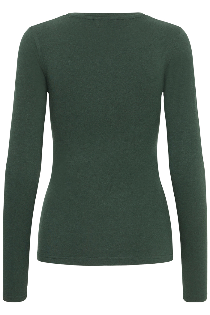 BYPamila Long Sleeve Jersey Tee - Green Gables