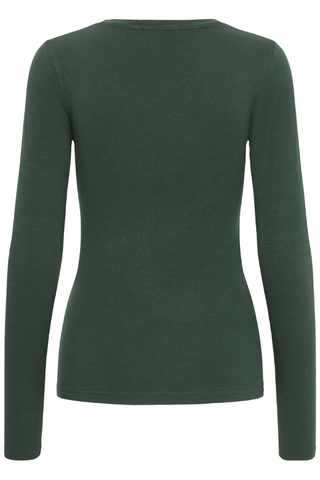 BYPamila Long Sleeve Jersey Tee - Green Gables