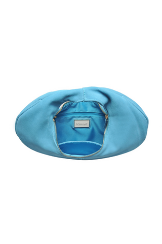 Moda Luxe Farrah Suede Hobo Bag - Sky Blue