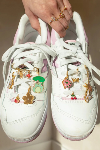 Girls Crew Flower Bag Charm
