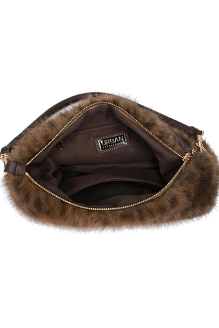 Jordan Faux Fur Crossbody - Leopard Urban Expressions 29746F