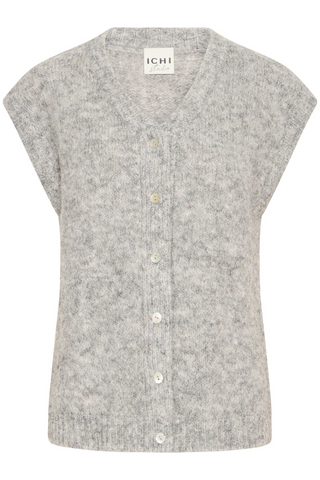 ICHI IHBelablue Button Front Sweater Vest 20124197