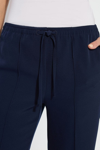 Lyssé Genevieve Drawstring Trouser (28" Inseam) - True Navy 10-3507-M4