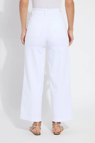 Lyssé Mallory Sailor Hi Waist Wide Leg Denim