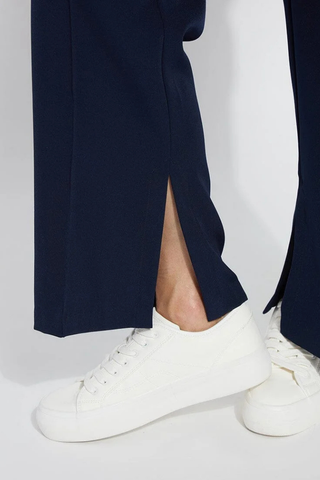 Lyssé Genevieve Drawstring Trouser (28" Inseam) - True Navy 10-3507-M4