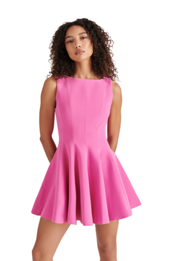 Steve Madden Women's Nili Fit & Flare Minidress - Pink - Mini Dresses Steve Madden Women's Nili Fit & Flare Minidress - Pink - Mini Dresses
