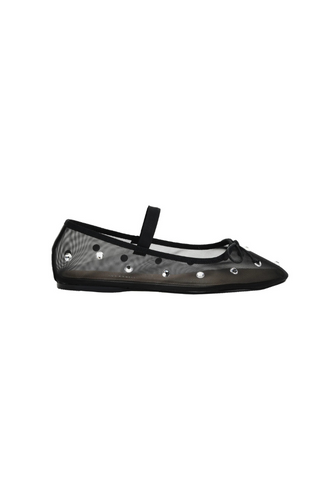Chinese Laundry Adette Stone Mesh Flat - Black