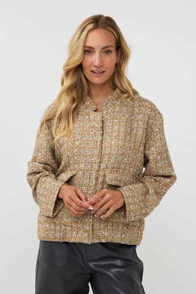 Tweed Bomber Jacket – The Dressing Room