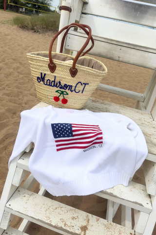 Vintage Flag Sweater - Madison
