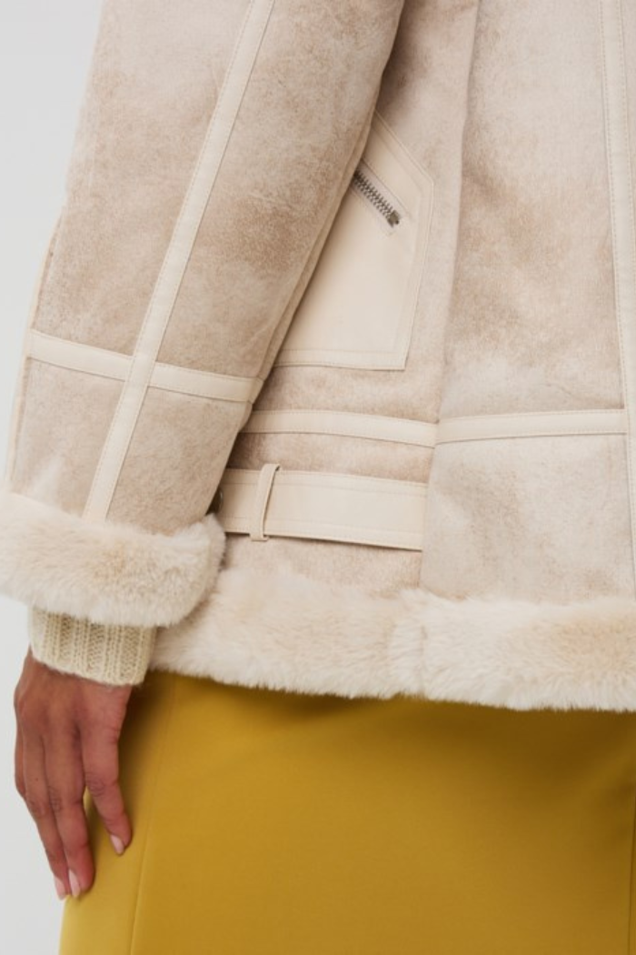 EsQualo Long Suede Jacket F2537504