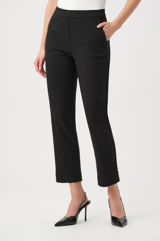 Jacquard Slim Fit Pull-On Pants Ribkoff 263042