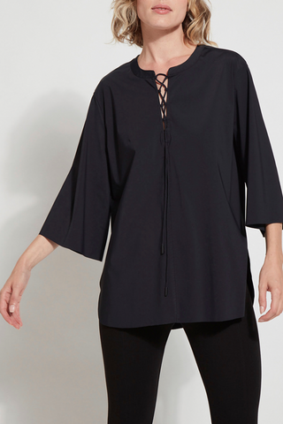 Lysse Sharon Lace Up Top