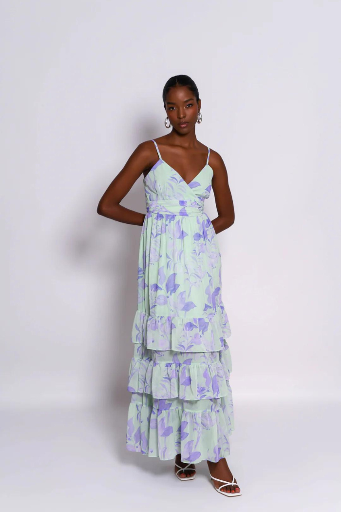 Hutch Imani Floral Tiered Maxi Dress