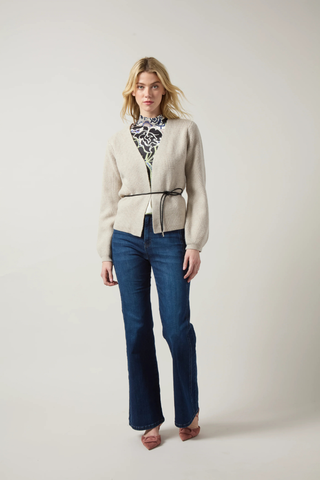Liora Zip Front Denim Trouser Lyssé 10-3960-M9