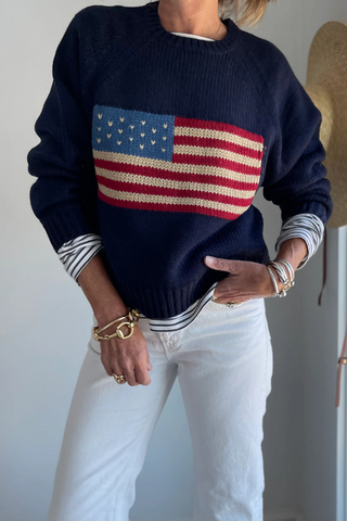 Vintage Flag Sweater