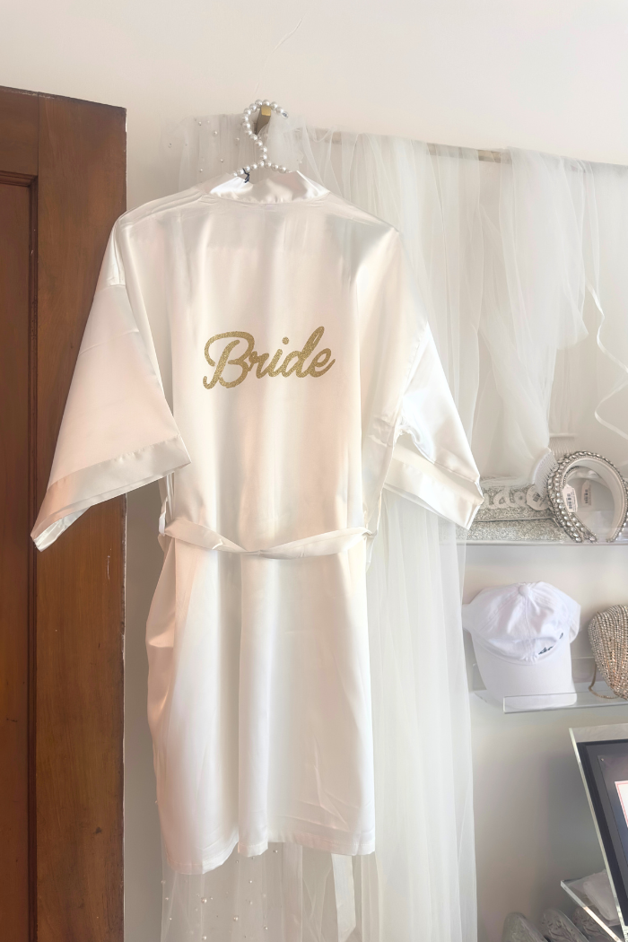Satin Bridal Robe