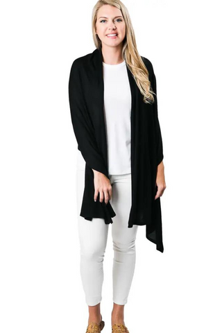 Navy soft bamboo wrap