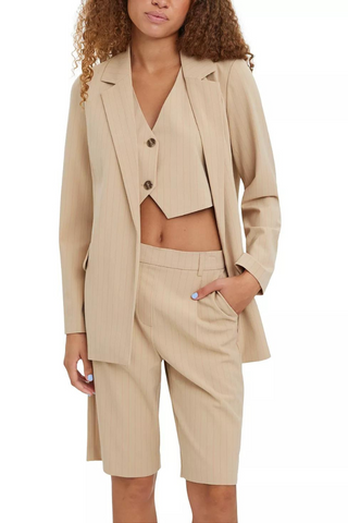 Vero Moda Vmlistakia Long Sleeve Pinstripe Blazer