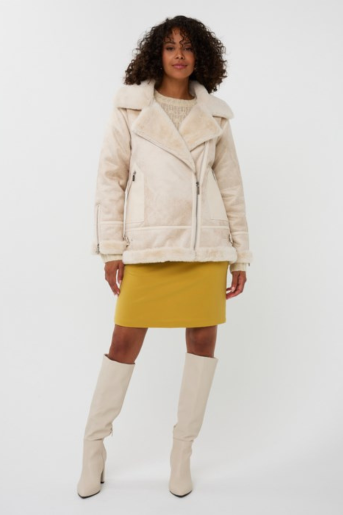 EsQualo Long Suede Jacket F2537504