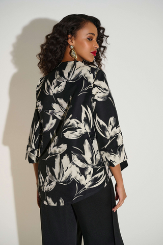 Ribkoff Signature | Jacquard Floral Print Swing Jacket 253719