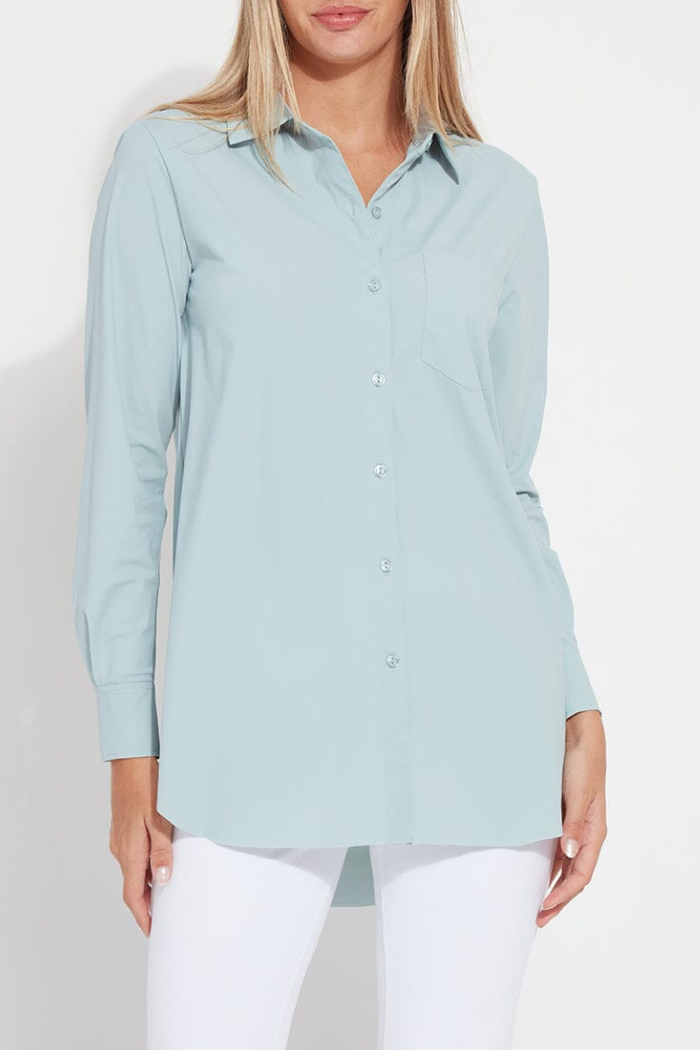 Lysse Schiffer Button Down - Glass - Blue