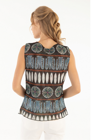 Delilah Reversible Top - Jumanji