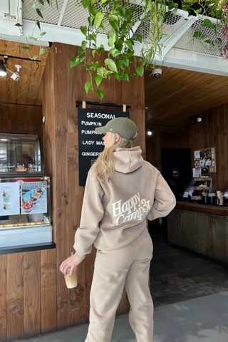 Happy Camp3r Puff Series Sweatpants - Sand