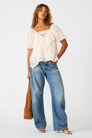 Vickie Top - Cream Steve Madden SC09256