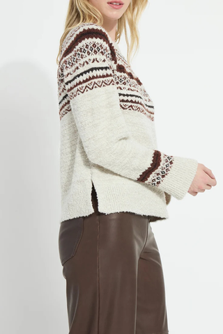Harriet Fair Isle Sweater Lyssé 23-3972-M7