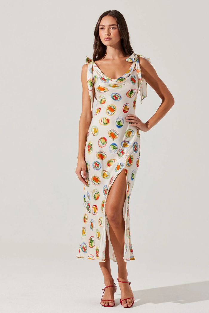 Astr The Label Allexina Dress in Ivory - Size L Astr The Label Allexina Dress in Ivory - Size L
