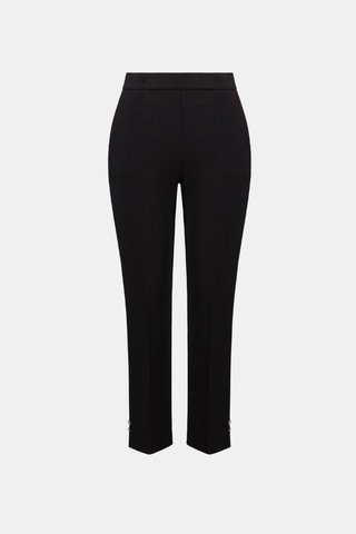 Jacquard Slim Fit Pull-On Pants Ribkoff 263042