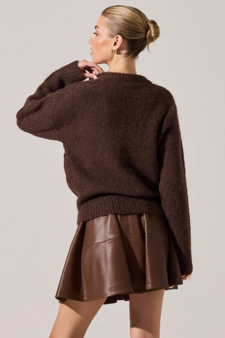 ASTR Selbie Brushed Knit Sweater ACT19087