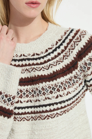 Harriet Fair Isle Sweater Lyssé 23-3972-M7