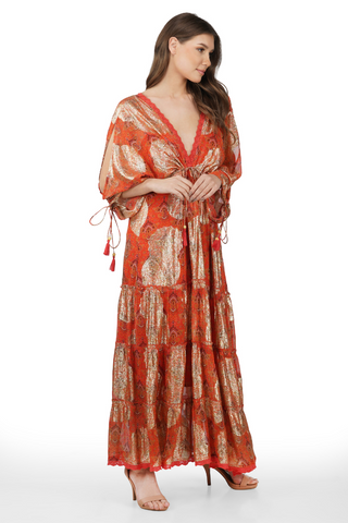 Omnia Tiered Maxi Dress