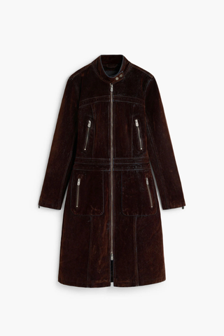 Velvet Coat with Zippers Desigual 26WWEW20