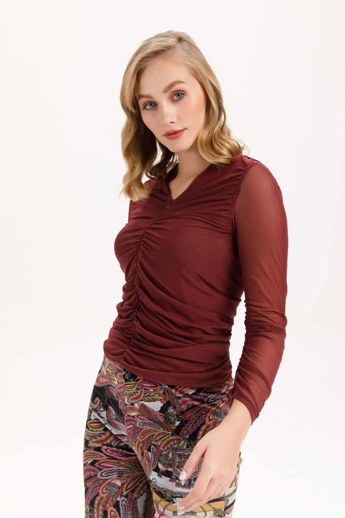 Isle Soho Top - Cherry Mesh 421-15270
