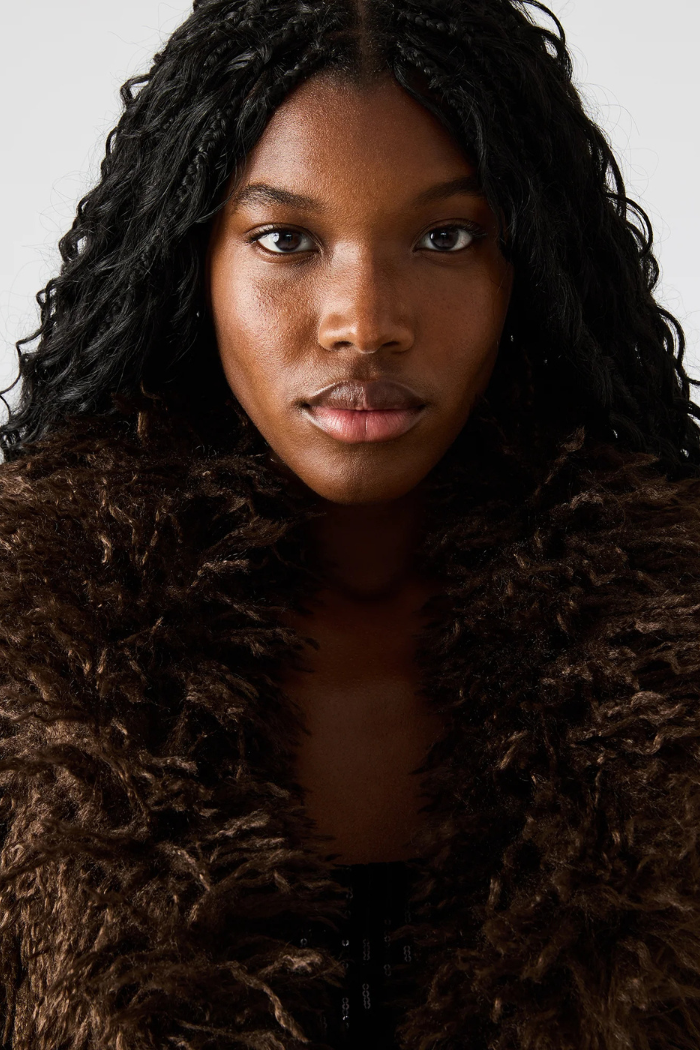 Steve Madden Inaya Coat - Dark Espresso BP400877