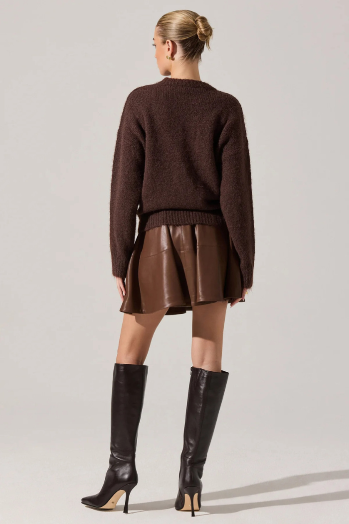 ASTR Selbie Brushed Knit Sweater ACT19087