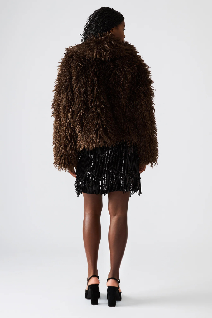 Steve Madden Inaya Coat - Dark Espresso BP400877