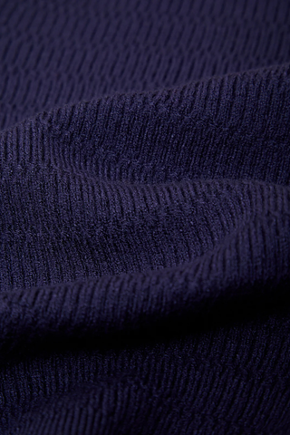 Leni Novelty Rib Crewneck Dark Blue 525 America 110051433