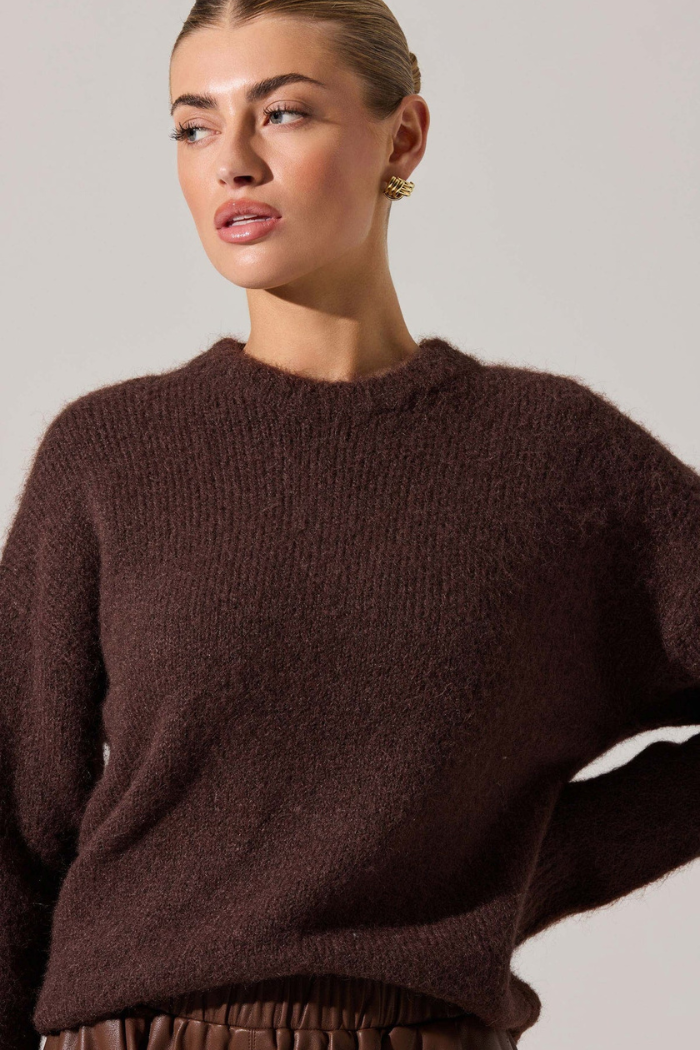 ASTR Selbie Brushed Knit Sweater ACT19087