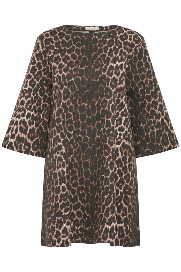 b. young BYKenna Dress 20816507 Denim Leopard