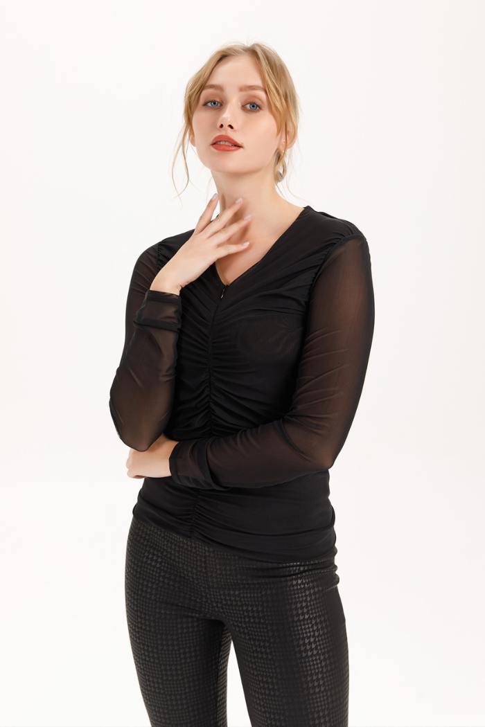 Isle Soho Top - Black Mesh 421-15270
