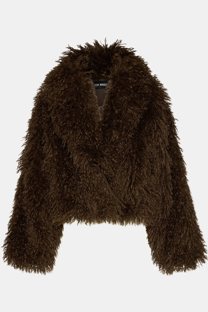 Steve Madden Inaya Coat - Dark Espresso BP400877