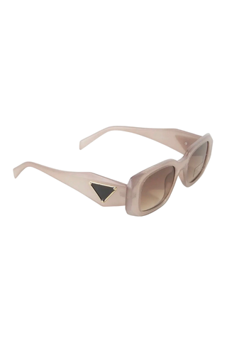 Rectangle Thick Frame Sunglasses