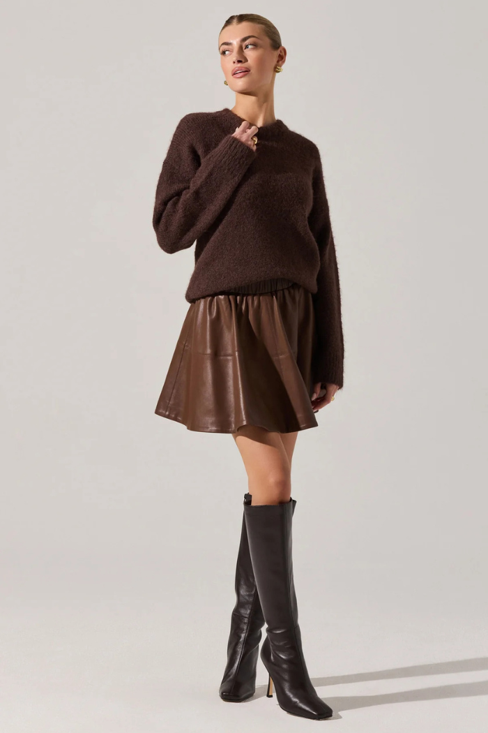 ASTR Selbie Brushed Knit Sweater ACT19087