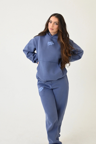 Happy Camp3r Puff Series Sweatpants - Vintage Blue